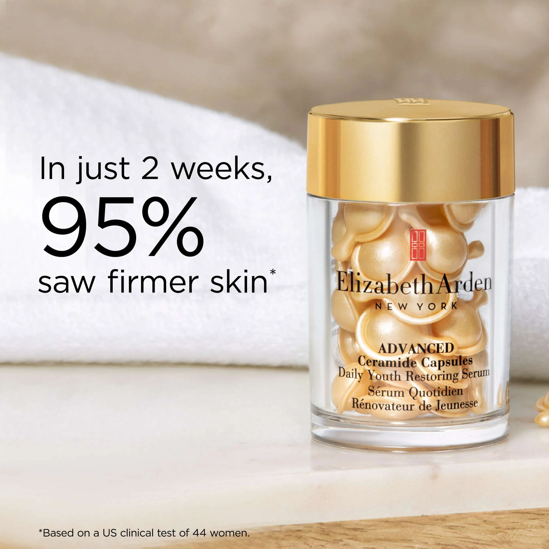 Hyaluronic Acid + Peptides and Advanced Ceramide Capsules Serum Set - 120 Piece - Image 9