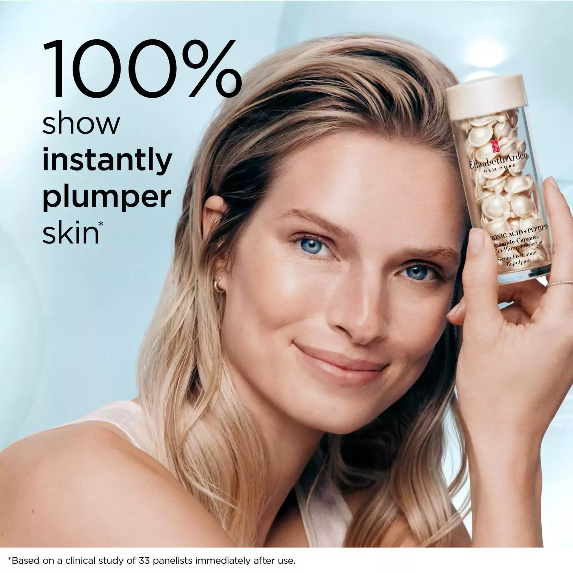 Hyaluronic Acid + Peptides Ceramide and Visible Brightening Capsules Serum Set - 120 Piece - Image 8